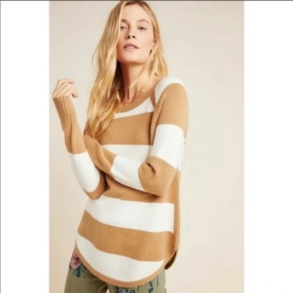 Anthropologie Sweaters - Anthropologie Rebekah Striped Sweater In SP